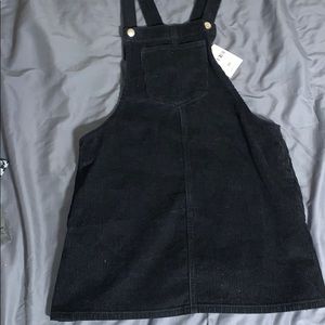 Corduroyed overalls dress